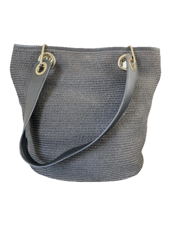 Talbots Handbags - Talbots Black Straw Handbag